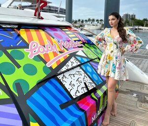 Nadia Ferreira muestra su yate personalizado por el artista Romero Britto - Gente - ABC Color