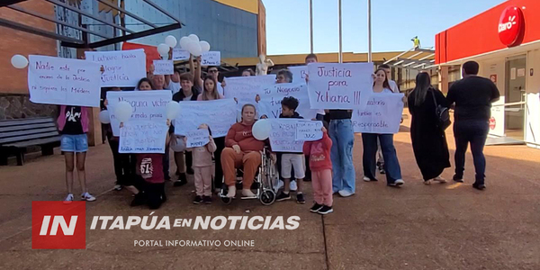 REALIZARON MANIFESTACIÓN PIDIENDO JUSTICIA POR JOHANA SELENT - Itapúa Noticias