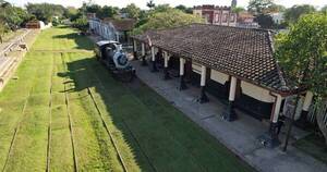 La Nación / Ypacaraí encenderá la locomotora 60 soñando con el regreso del tren - OJO Galería