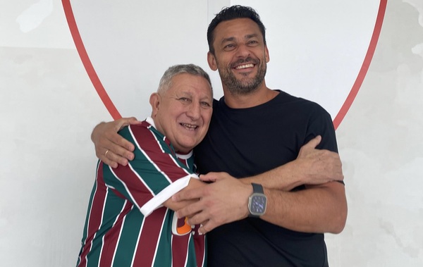 Fluminense recibió la visita de “Romerito” en la previa al juego ante Olimpia