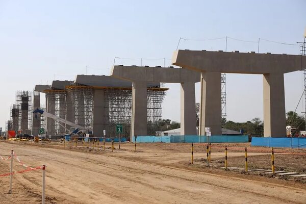 Avanza construcción del puente para la ruta Bioceánica - Nacionales - ABC Color