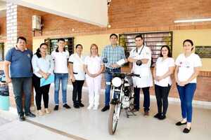 Municipalidad de Paso Barreto entrega motocicletas a USFs