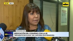 Video: “Imponente reculada” del cartismo, dice senadora - ABC Noticias - ABC Color