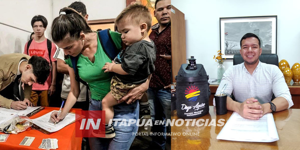 DIEGO AQUINO: “FELICITO A LOS JÓVENES QUE RECIBIERON LOS APORTES PARA ESTUDIAR” - Itapúa Noticias
