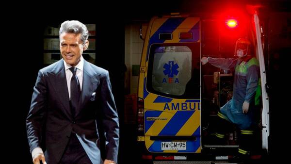 Luis Miguel fue llevado de urgencia a un hospital en Chile
