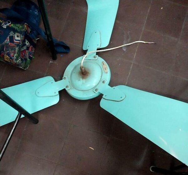 Diario HOY | Susto en colegio de Asunción por caída de un ventilador sobre un alumno