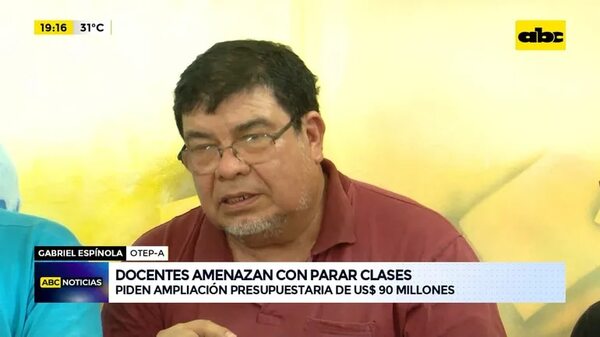 Video: docentes amenazan con parar clases - ABC Noticias - ABC Color
