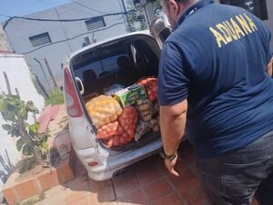 Una persona fue detenida tras incautación de vehículo con productos de contrabando - Policiales - ABC Color