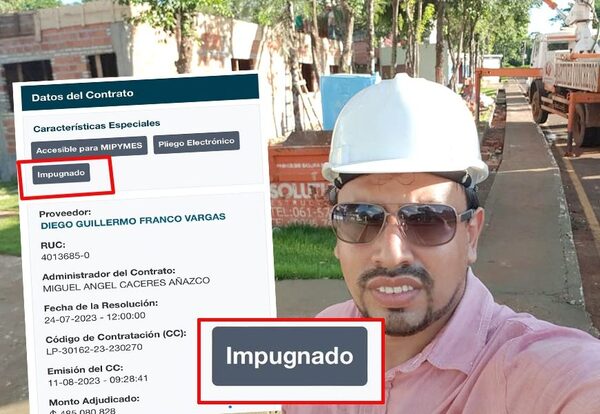 Impugnan irregular contrato de G. 485 millones que favoreció a Franco Vargas en Minga Guazú – Diario TNPRESS