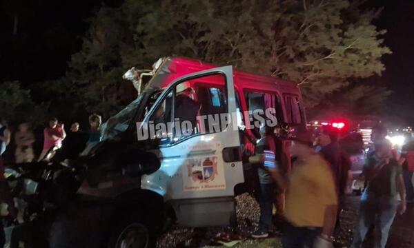 Triple choque deja como saldo cuatro estudiantes heridos de gravedad en Cruce Itakyry, ruta PY07 – Diario TNPRESS