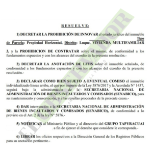 Inmueble adquirido Alberto Koube en la mira para eventual comiso 