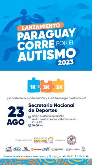 Paraguay corre por el autismo en su cuarta edición - .::Agencia IP::.