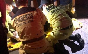 Un hombre y una mujer heridos en accidente de motocicleta