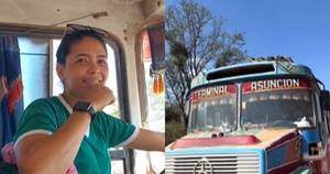 La Nación / Viral: conductora de colectivo acaparó la atención en el Chaco