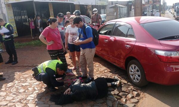 Accidente de tránsito deja una lesionada en Franco