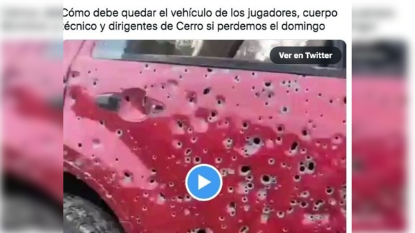 Fiscalía identifica a hincha de Cerro que amenazó a jugadores, cuerpo técnico y dirigentes