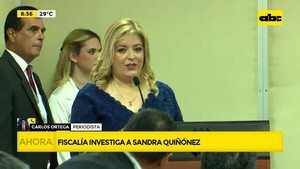Video: Fiscalía investigará a Sandra Quiñónez  - ABC Noticias - ABC Color