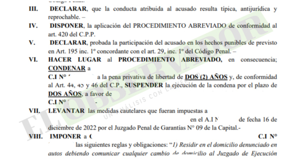 Madrastra acusada por maltrato admite culpa, obtiene salida procesal y deberá someterse a tratamiento psicológico