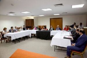 Ministros de la CSJ se reunieron con miembros de las Salas del Tribunal de Cuentas