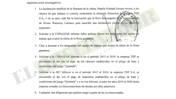 Estas son las diligencias que la Fiscal Adjunta solicita para justificar sobreseimiento provisional de Wasmosy
