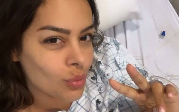 Larissa se internó hoy para una cirugía