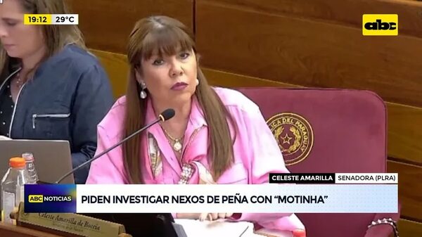 Video: senadora pide investigar vínculo de Santiago Peña con Motinha - ABC Noticias - ABC Color