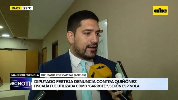 Video: diputado festeja denuncia contra Sandra Quiñónez - ABC Noticias - ABC Color