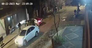 La Nación / Delincuentes bajaron a los niños del auto para robarle a la mamá el auto en Lambaré