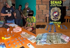 Presunto microtraficante detenido tras allanamiento en San Ignacio Misiones