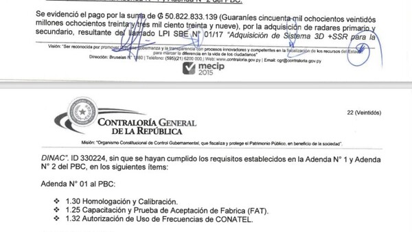 Dinac pide recursos para radar; ya pagó por uno que no anda