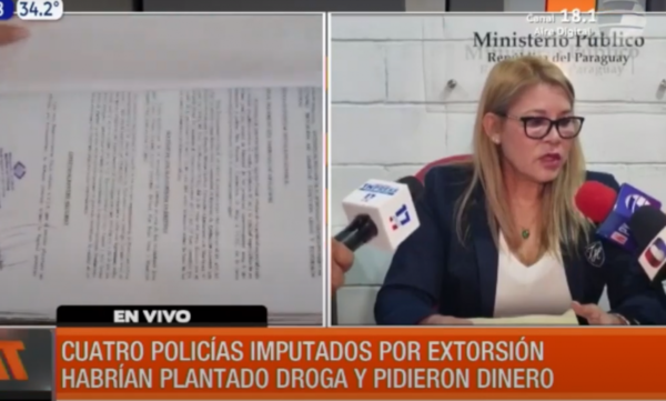 Fiscalía imputó a cuatro policías por extorsión en CDE | Telefuturo
