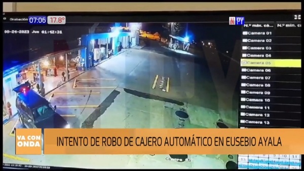 Otro intento de robo de cajero automático en Eusebio Ayala - Noticias Paraguay