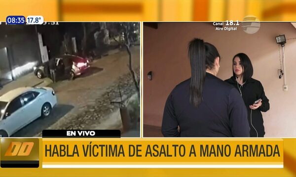 Lambaré: Habla víctima de asalto a mano armada | Telefuturo