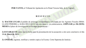 Otorgan seis meses más para investigar una de las causas de Mocipar 