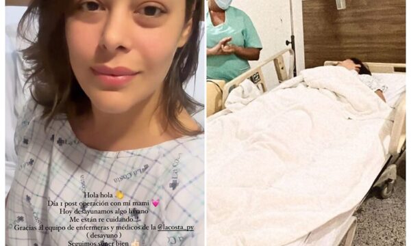 Lari Riquelme tras su operación: “Me están re cuidando”