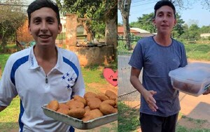 Joven vende empanadas y bollos para pagar su estudio en Coronel Oviedo – Prensa 5