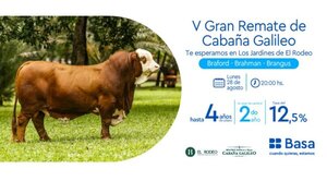 Basa invita a aprovechar sus beneficios en el remate de la Cabaña Galileo