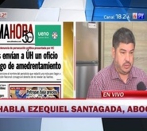 Abogado dice que oficios a ÚH y ABC son amedrentamientos - Paraguay.com