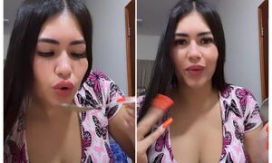 Humildad total: Laurys Diva le bajó un caldo de gallina upéi del asadito
