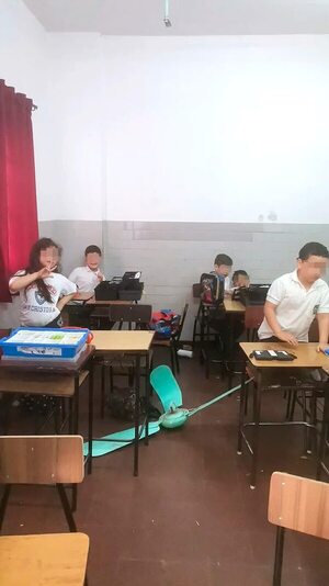 Ventilador cayó sobre alumno y colegio culpa a docente en aula, denuncian - Nacionales - ABC Color