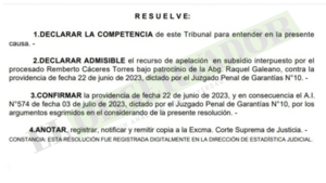 Cámara confirma convocatoria a audiencia preliminar para extitular de APEJUIPS