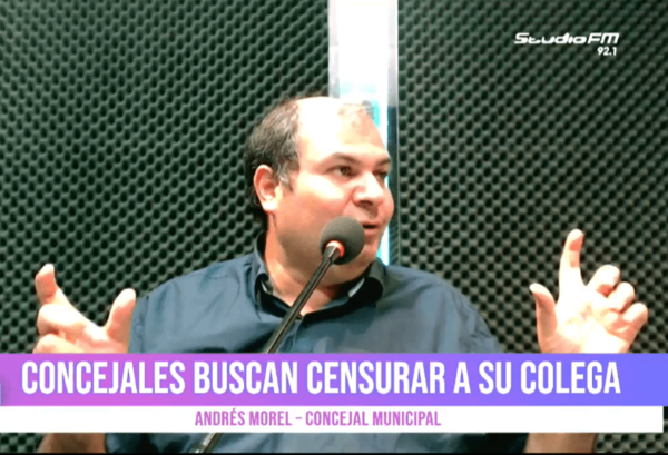 ANDRÉS MOREL: “QUE HAGAN REGLAMENTOS, QUE ME MANDEN PRESO, YO SOY UN LIBRE PENSADOR”.