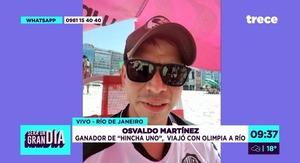 Hincha franjeado suspendió festejo de aniversario de boda para viajar a Brasil - trece