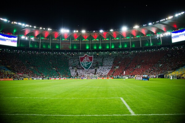 Mosaico con 42.000 cartulinas: El recibimiento que prepara Fluminense