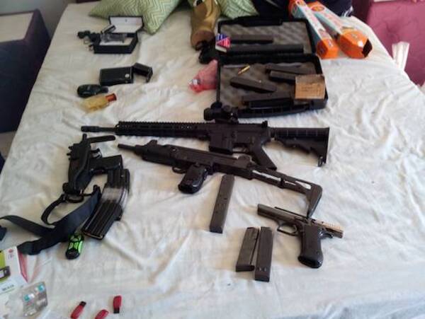 PJC: incautan fusil de uso militar, municiones y cocaína