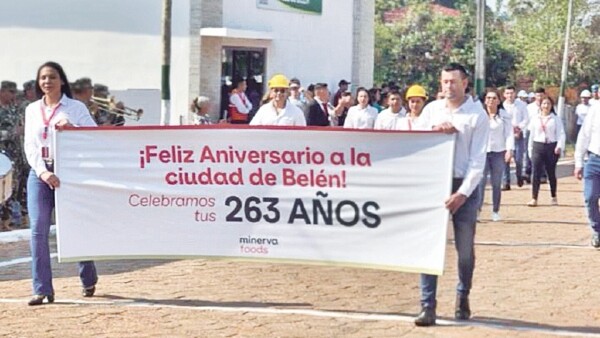 Con desfiles, Belén conmemoró 263 años de fundación