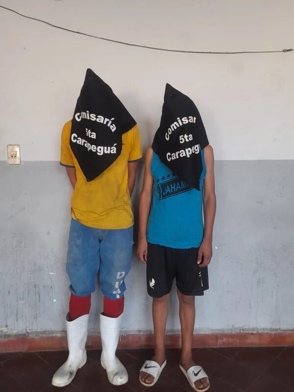 Detienen a presuntos microtraficantes e incautan evidencias en Carapeguá - Policiales - ABC Color