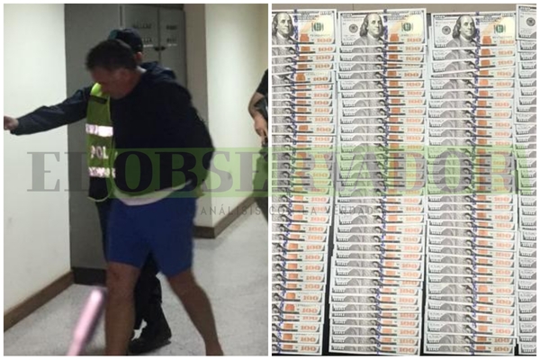 Prisión para quien recibía maletas con dólares y euros pagados por cocaína 