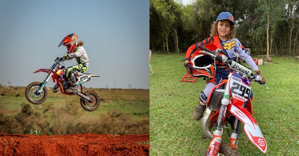 Pequeño veloz y único representante de Itapúa competirá en el Campeonato Nacional Paraguayo de Motocross.