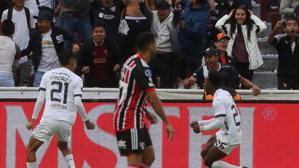 Liga de Quito gana, pero Lucas Moura deja abierta la llave